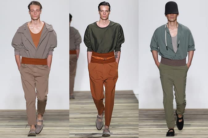 Robert Geller SS16 Menswear Runways - New York Fashion Week
