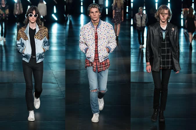Saint Laurent Menswear Spring/Summer 2016 Runways