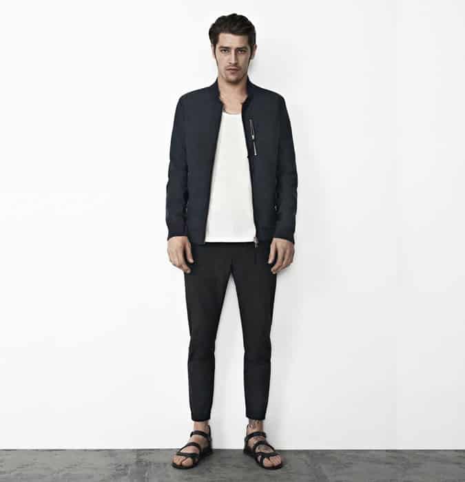 Men's Sandals With Sports Luxe Pieces - Outfit Inspiration Lookbook