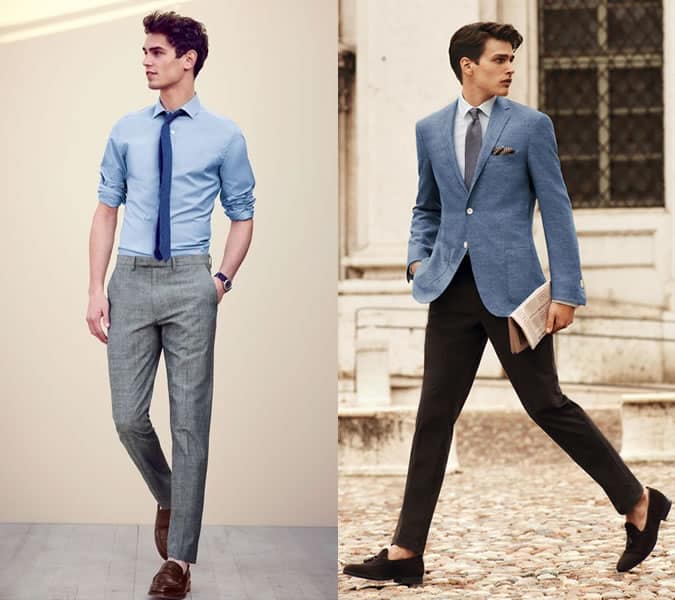 Men's Sockless Formal Outfit Inspiration Lookbook