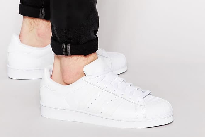 Adidas White Superstar Trainers