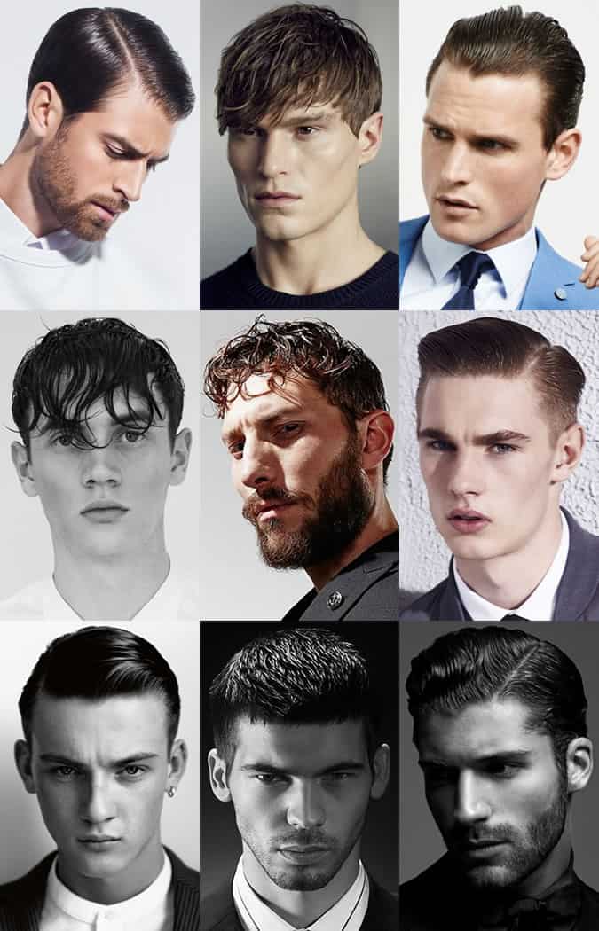 Men's Wet Look Hairstyles