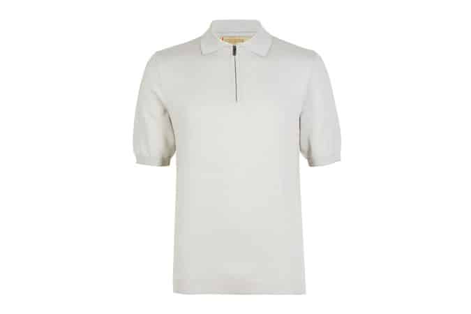 Marks & Spencer Collezione Birdseye Short Sleeve Knitted Polo Shirt