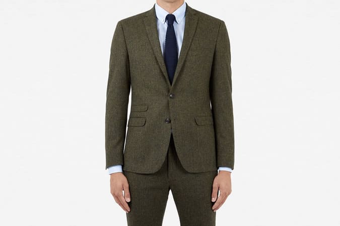 ben sherman tweed suit