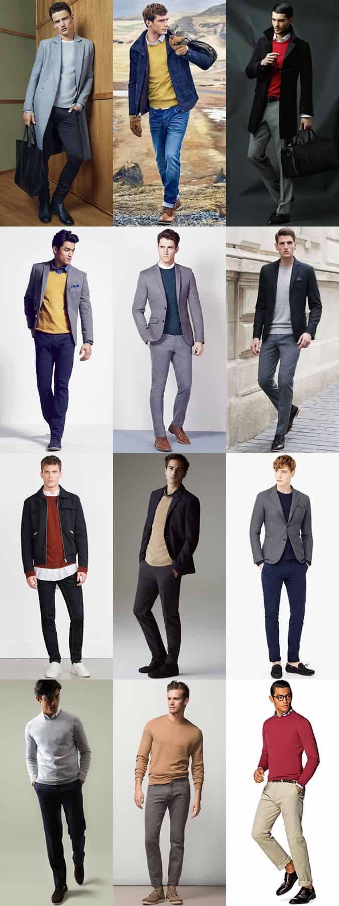 Men's Leather Loafers In Autumn/Winter Outfit Inspiration Lookbook