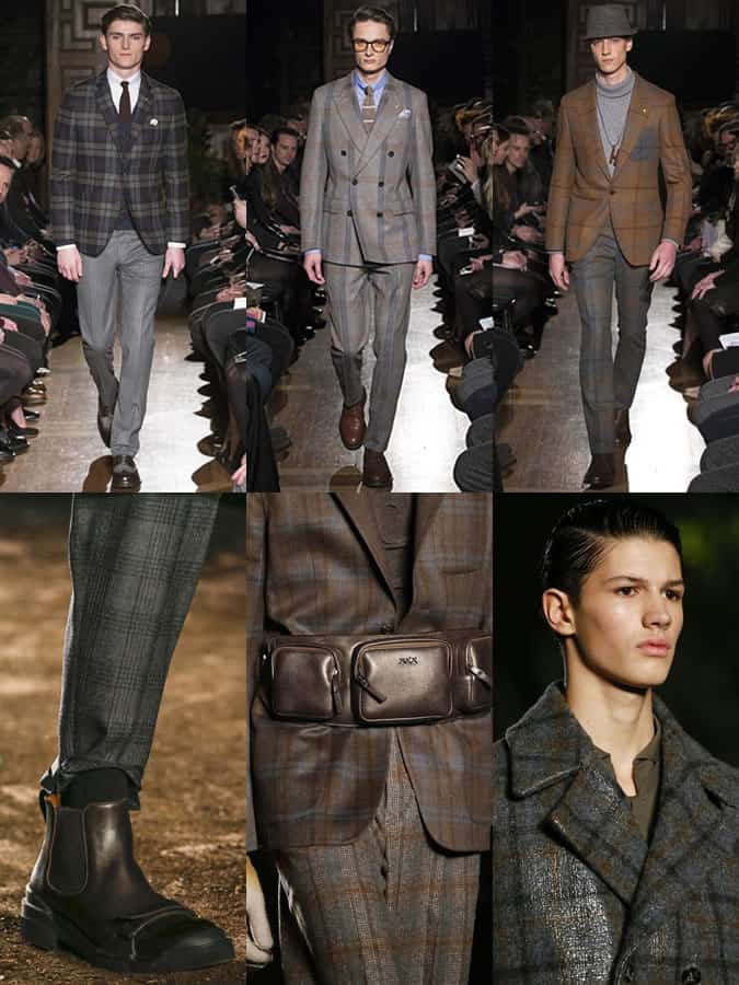 Checked Tailoring On Men's AW15 Runways