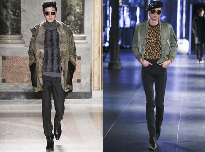 Men's Animal Print Knitwear On The AW15 Menswear Runways