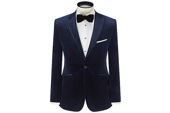John Lewis Velvet Peak Lapel Jacket