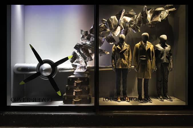 Harrods Man Cover To Cover Window Displays