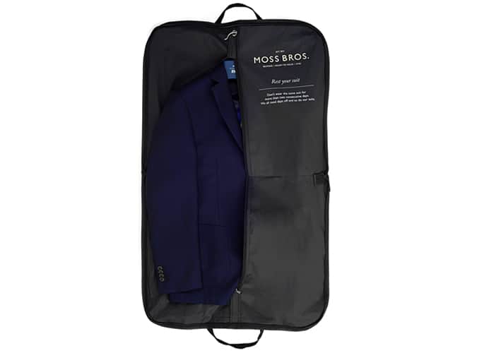 moss 1851 black suit carrier