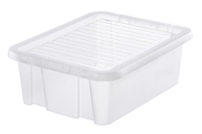 Orthex 23L Plastic Storage Box with Lid
