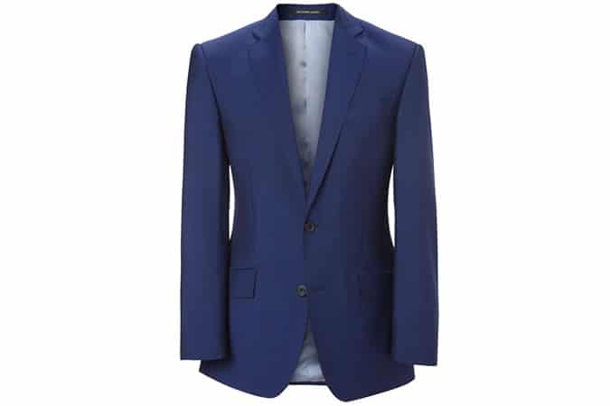 Strong Blue Wool & Mohair Hyde Suit