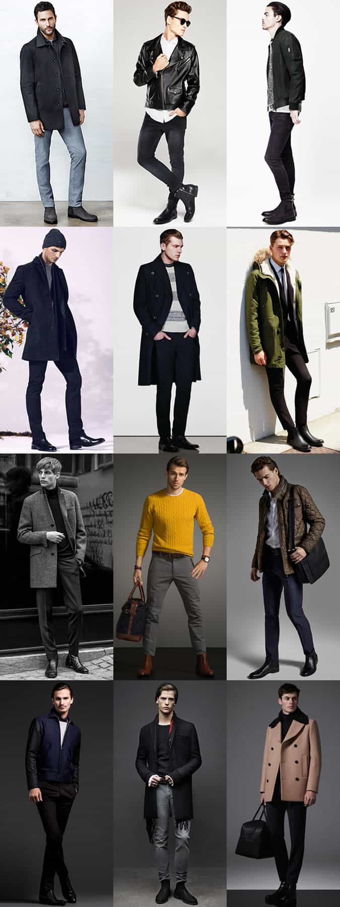 Men's Chelsea Boots Outfit Inspiration Lookbook