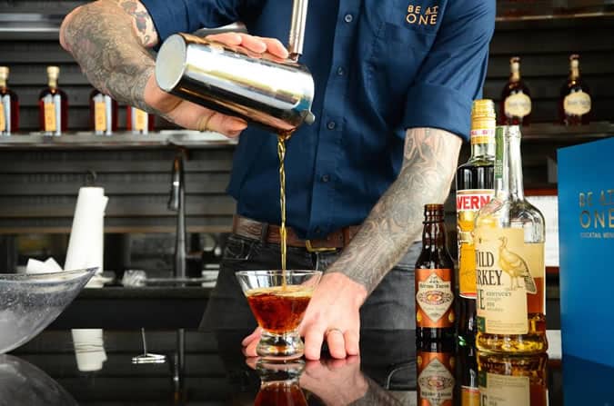 Dan Bovey Creating The The Ellis Island Cocktail