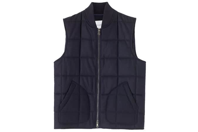 Waxed Lambswool Padded Waistcoat