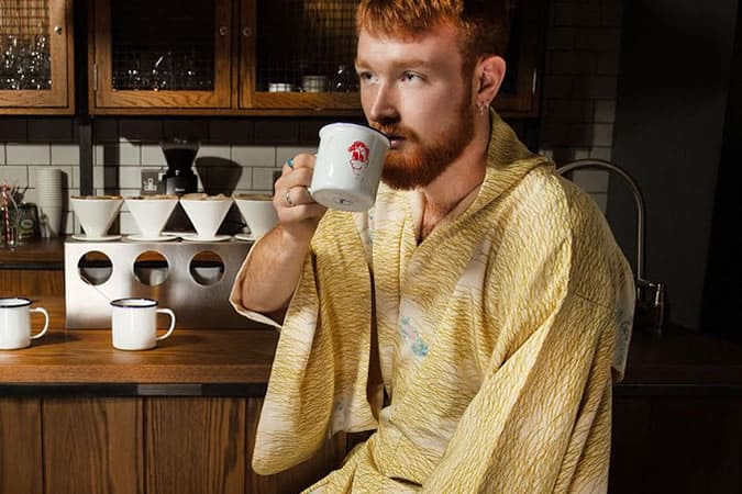 Bearded Men In Silky Kimonos Calendar