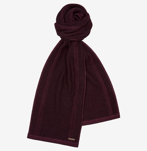TERRY Ribbed Textured Scarf