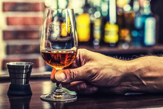 Alcohol can dehydrate your skin
