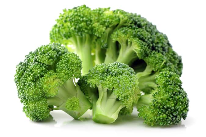 Broccoli and leafy green veg are full of Vits C and E
