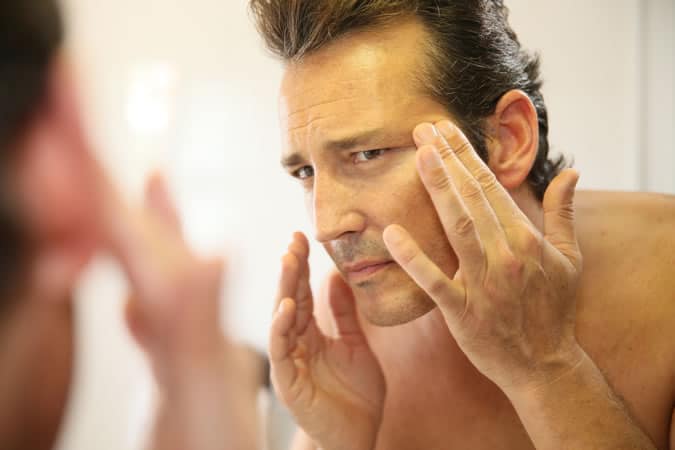 Dry skin in winter can cause wrinkles