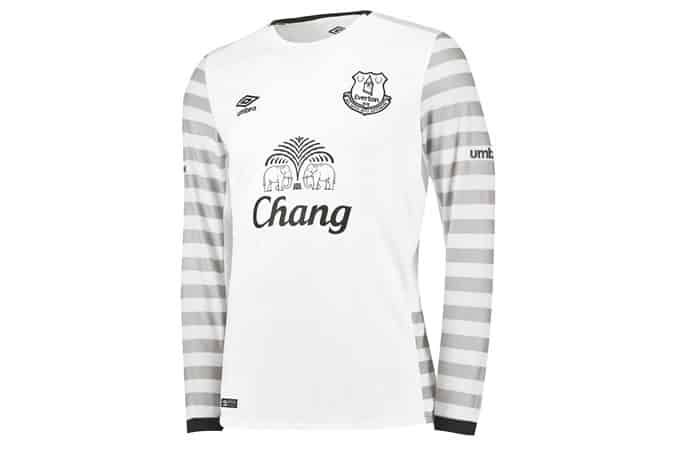 EVERTON AWAY SHIRT 2015/16 - LONG SLEEVED