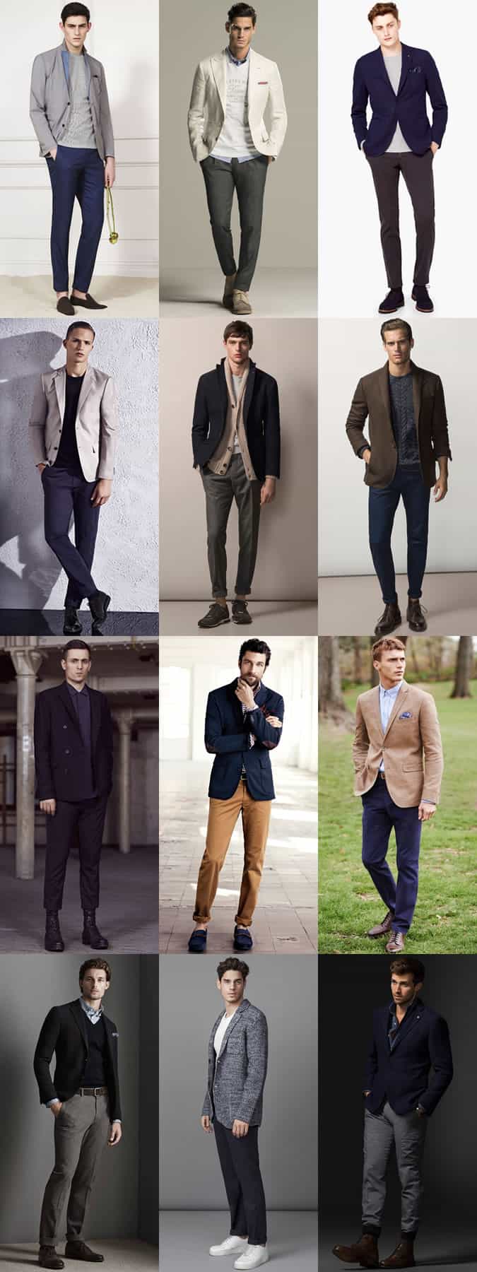 Men's Unstructured Tailoring Outfit Inspiration Lookbook