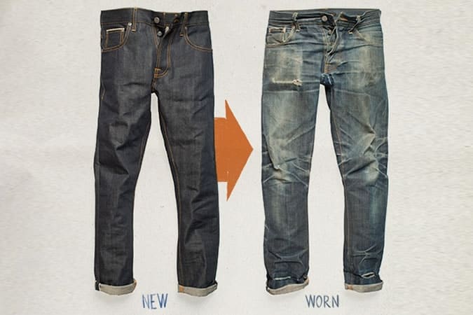 Nudie Jeans Raw To Distressed 6 Month Process