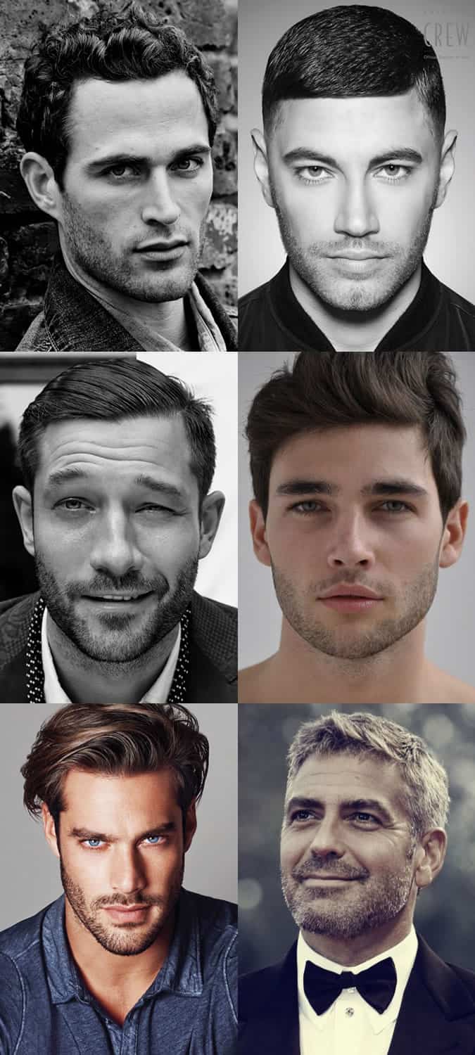 Men's Short Beards and Neat Stubble