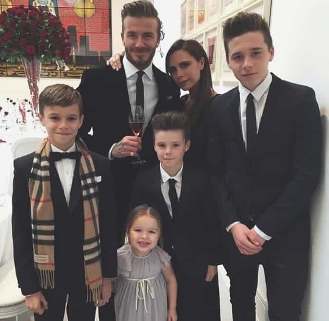 The Beckhams are a well turned-out family