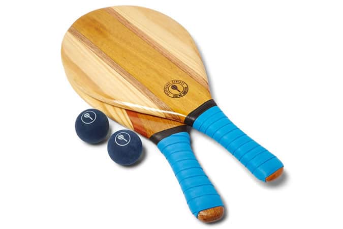 Frescobol Carioca Trancoso Wooden Beach Bat & Ball Set