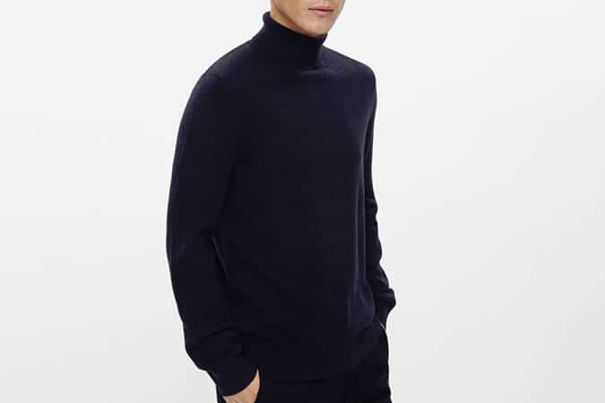 COS High-Neck Yak-Wool Jumper