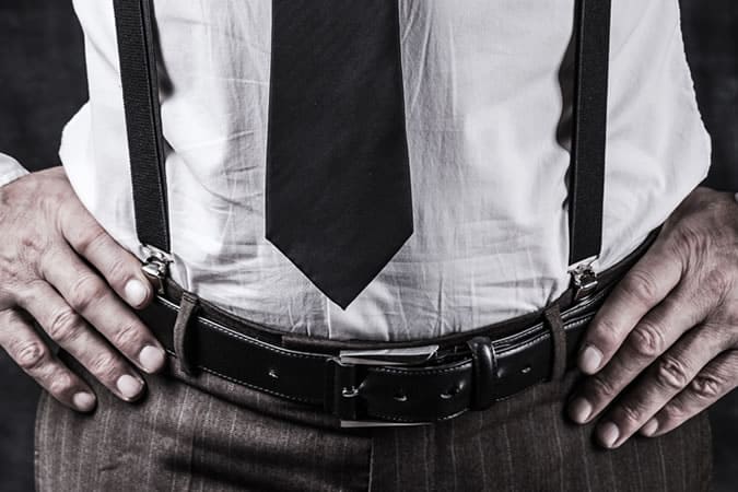 Men's Style Mistake - Wearing a belt and braces