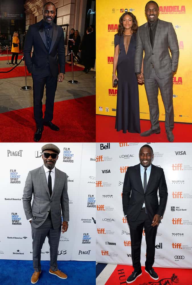 Idris Elba - Suits and Tuxedos Outfit Lookbook