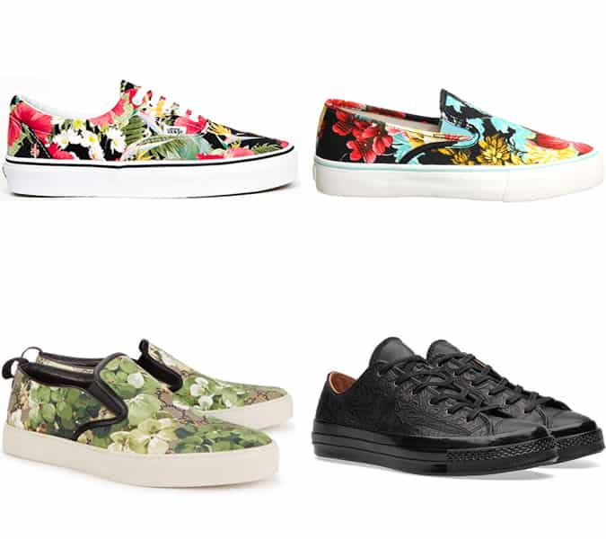 Men's Floral Footwear