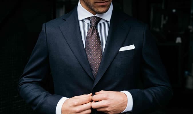Always place a handkerchief in your breast pocket