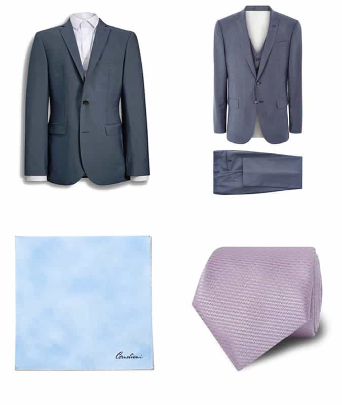 Men's Mohair Suits and Silk Ties/Pocket Squares