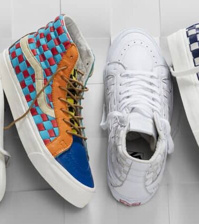 Vans Luxes Up With An All-Leather Take On Checks
