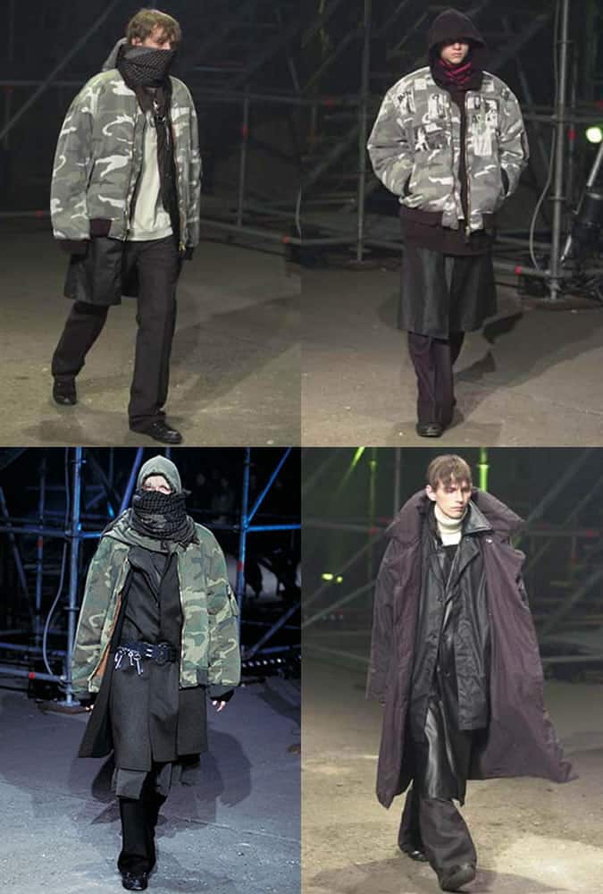 Raf Simons AW 01/02 - The Best & Most Influential Menswear Shows Of All Time