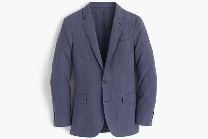 J.Crew Ludlow Cotton-Linen Blazer