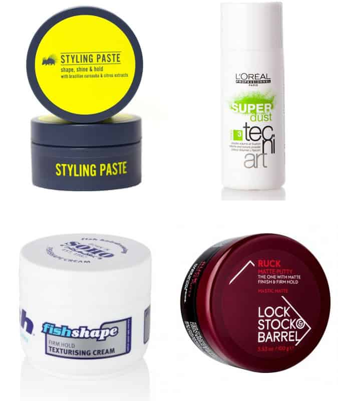 Men's Recommended Hair Styling Products - Short Choppy/Messy Hair