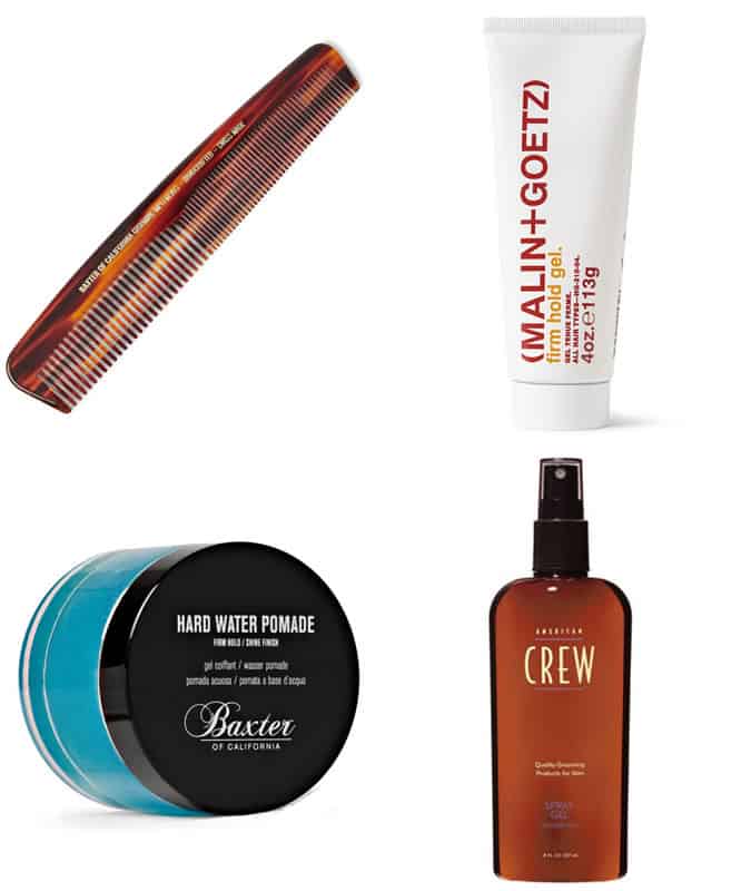 Men's Recommended Hair Styling Products - Side Parting