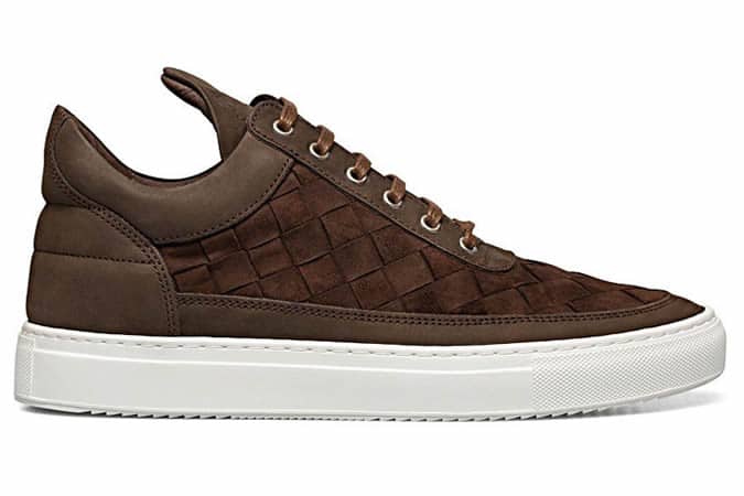 Filling Pieces Low Top Gradient Woven Brown