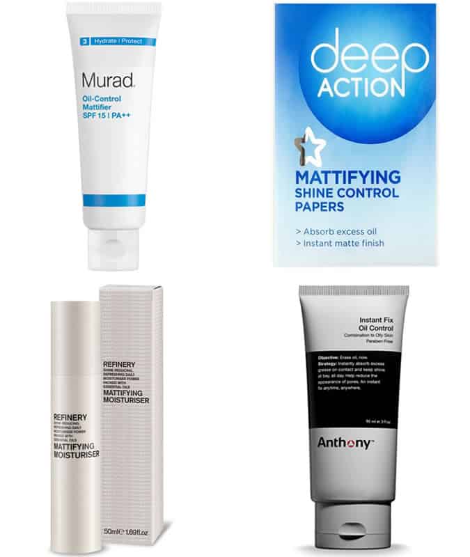Men's Oily Skin Recommended Mattifying products
