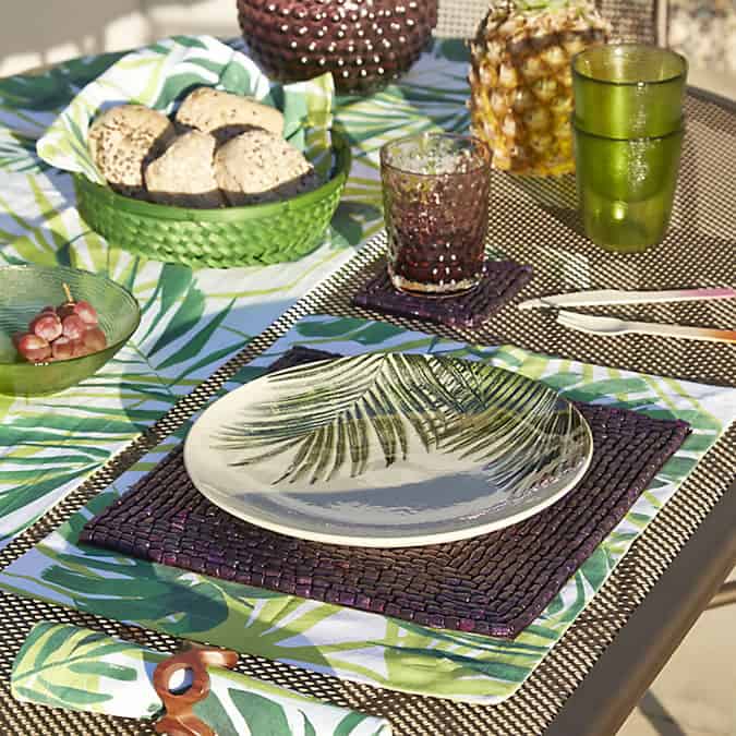 John Lewis La Selva Palm Dinner Plate