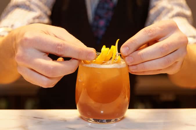 Cocktail with a twist