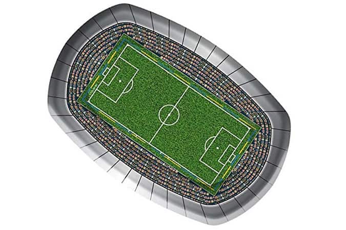 Football Stadium 230cm Paper Party Serving Plate