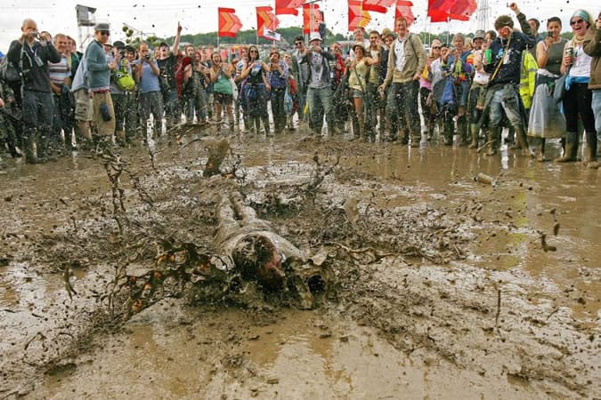 Don't wear white to a festival