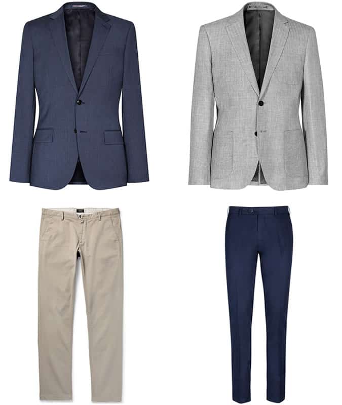 Men's Groomsmen Outfit Inspiration - Smart-Casual Wedding Pieces