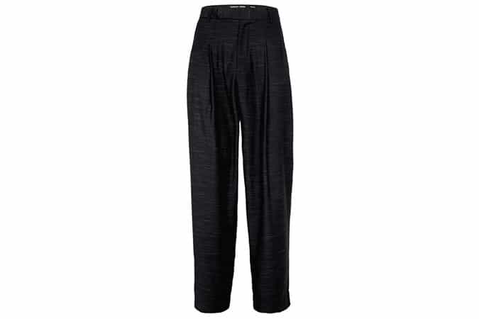 Topman Design Navy Neppy Trousers
