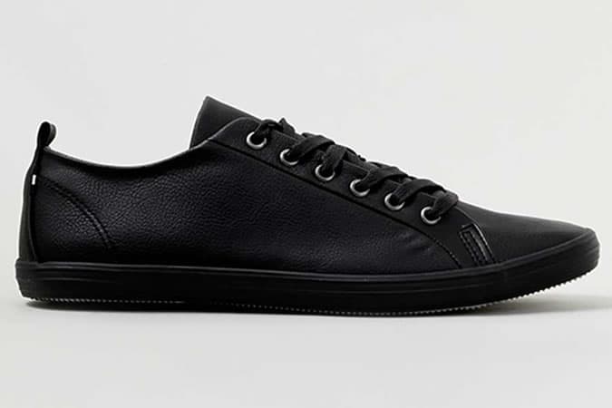 topman Black Plimsolls